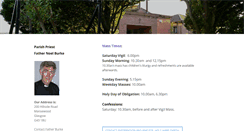 Desktop Screenshot of holynameparish.org.uk