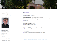 Tablet Screenshot of holynameparish.org.uk